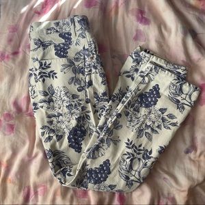 Reformation Cynthia Toile High Rise Straight Jeans